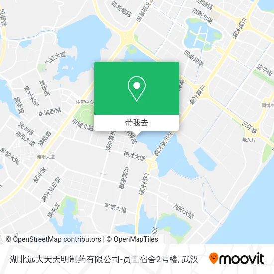 湖北远大天天明制药有限公司-员工宿舍2号楼地图
