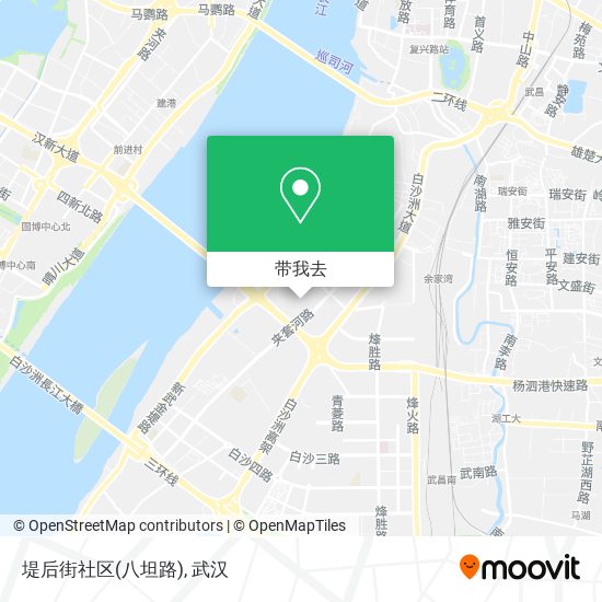 堤后街社区(八坦路)地图