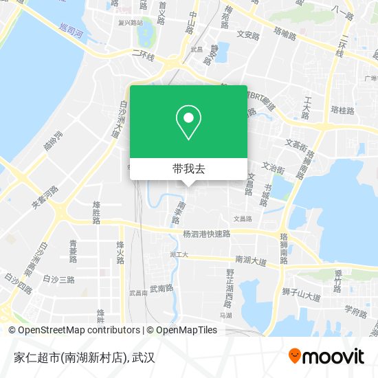 家仁超市(南湖新村店)地图