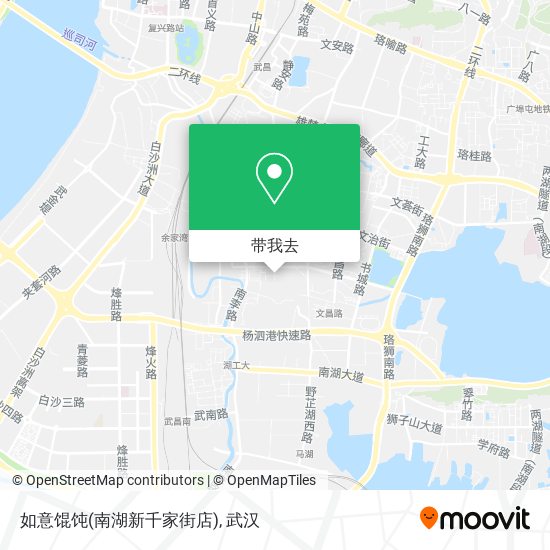 如意馄饨(南湖新千家街店)地图