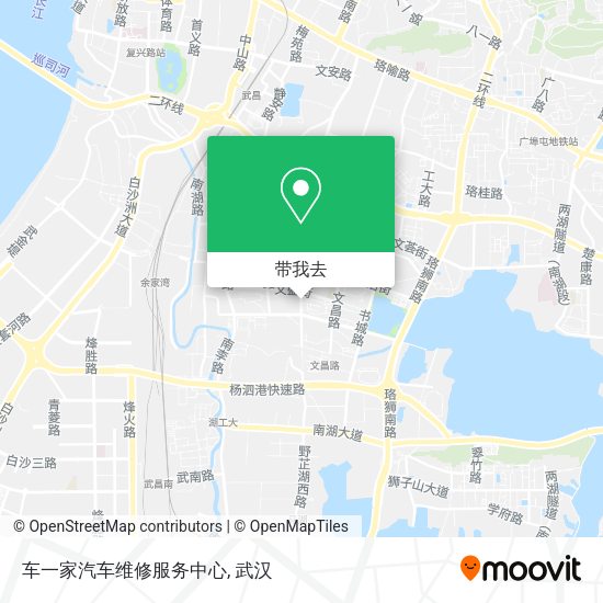 车一家汽车维修服务中心地图