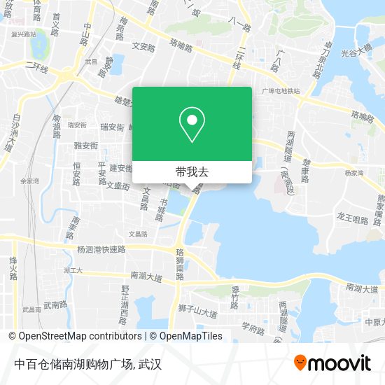 中百仓储南湖购物广场地图