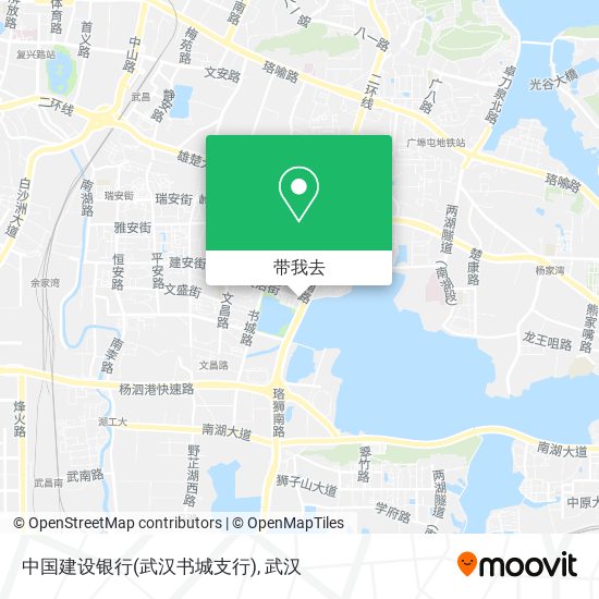 中国建设银行(武汉书城支行)地图