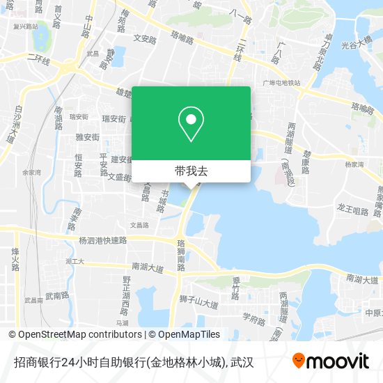 招商银行24小时自助银行(金地格林小城)地图