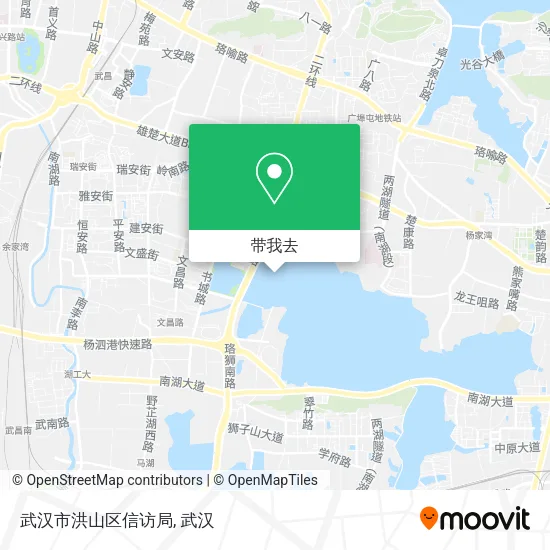 武汉市洪山区信访局地图