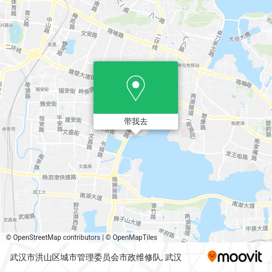 武汉市洪山区城市管理委员会市政维修队地图