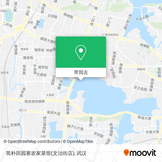 简朴田园寨农家菜馆(文治街店)地图