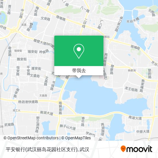 平安银行(武汉丽岛花园社区支行)地图