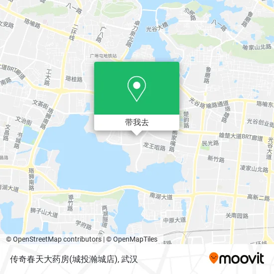 传奇春天大药房(城投瀚城店)地图