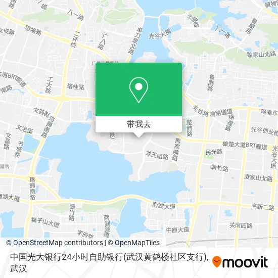 中国光大银行24小时自助银行(武汉黄鹤楼社区支行)地图