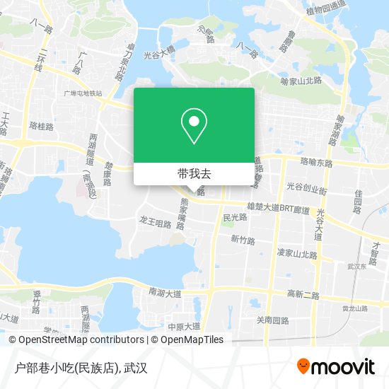 户部巷小吃(民族店)地图