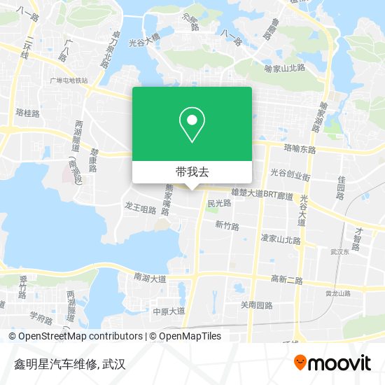 鑫明星汽车维修地图