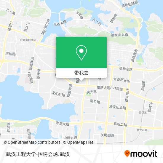 武汉工程大学-招聘会场地图