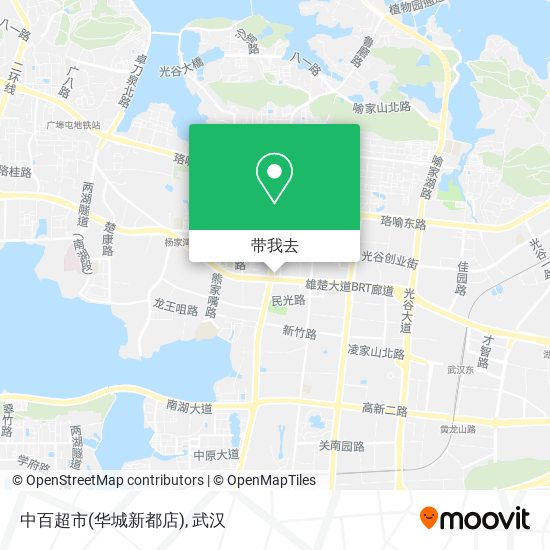 中百超市(华城新都店)地图