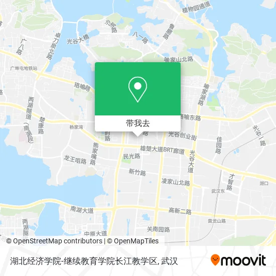 湖北经济学院-继续教育学院长江教学区地图