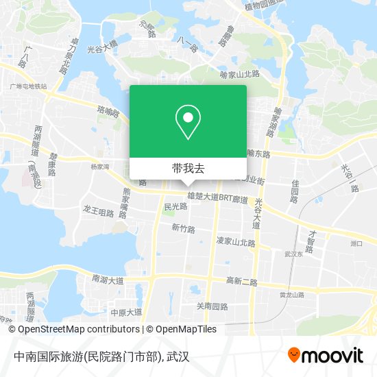 中南国际旅游(民院路门市部)地图