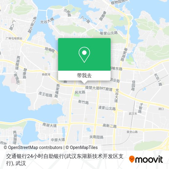 交通银行24小时自助银行(武汉东湖新技术开发区支行)地图