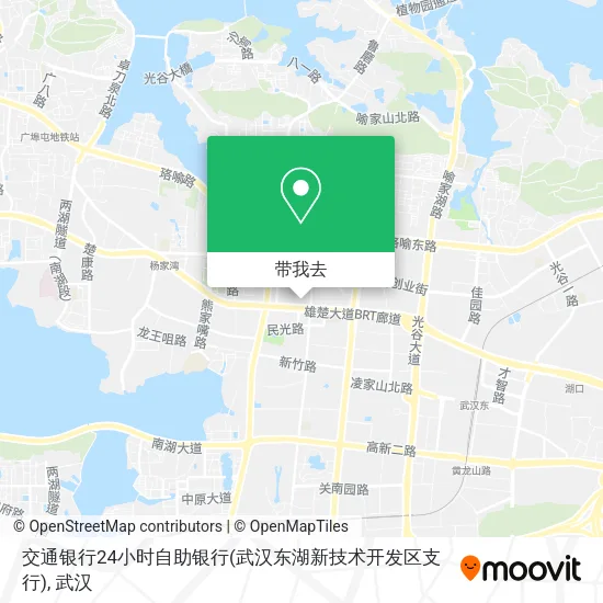 交通银行24小时自助银行(武汉东湖新技术开发区支行)地图