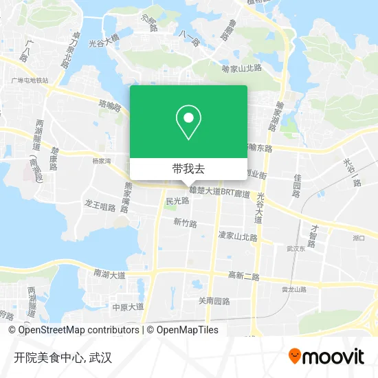 开院美食中心地图