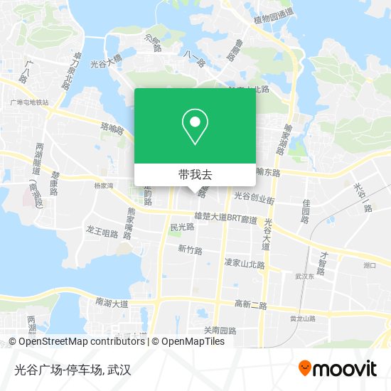 光谷广场-停车场地图