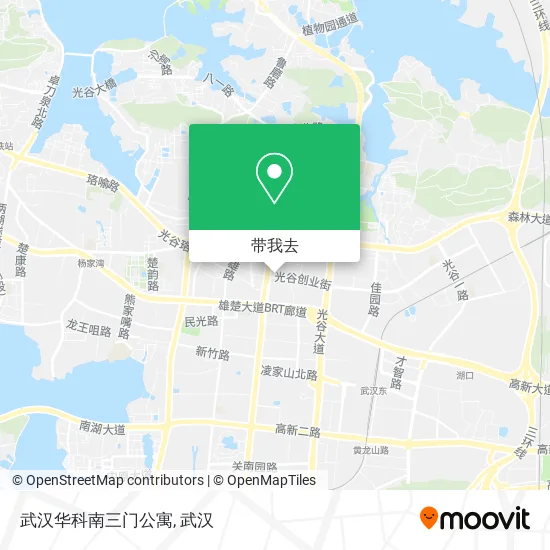 武汉华科南三门公寓地图