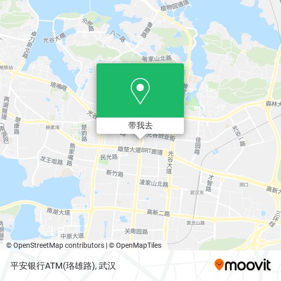 平安银行ATM(珞雄路)地图