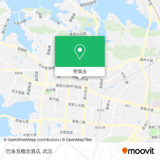 巴洛克概念酒店地图