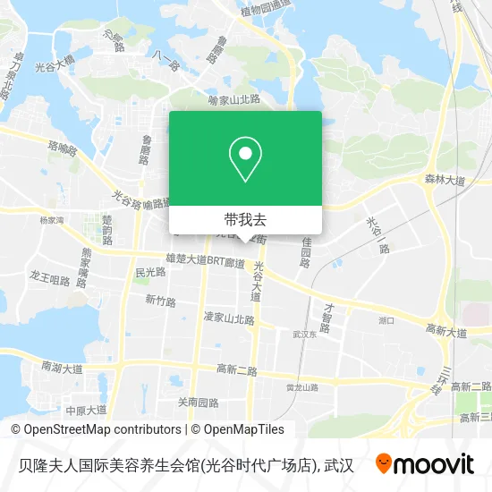 贝隆夫人国际美容养生会馆(光谷时代广场店)地图