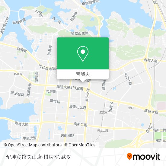 华坤宾馆关山店-棋牌室地图