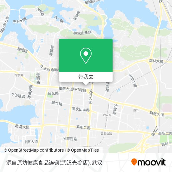 源自原坊健康食品连锁(武汉光谷店)地图