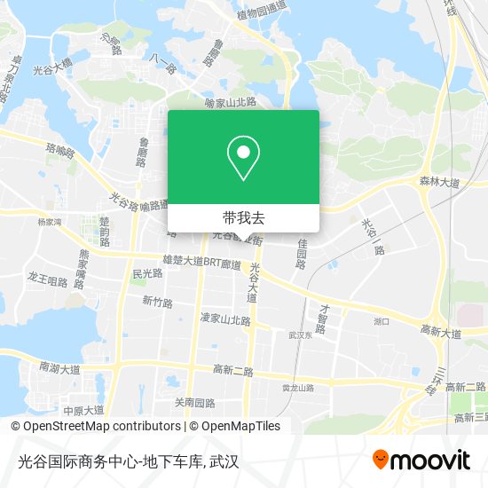 光谷国际商务中心-地下车库地图