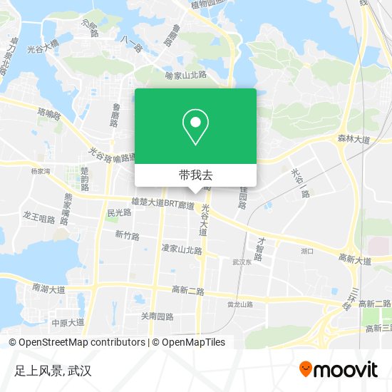 足上风景地图