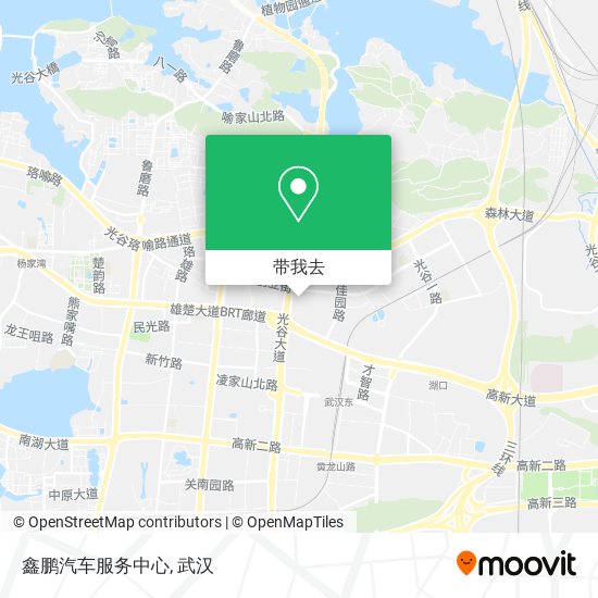 鑫鹏汽车服务中心地图
