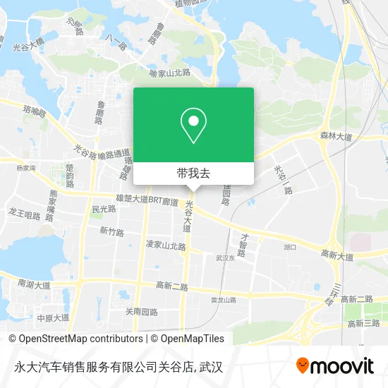 永大汽车销售服务有限公司关谷店地图