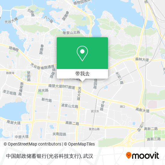 中国邮政储蓄银行(光谷科技支行)地图
