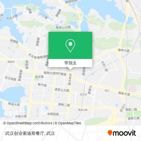 武汉创业索迪斯餐厅地图