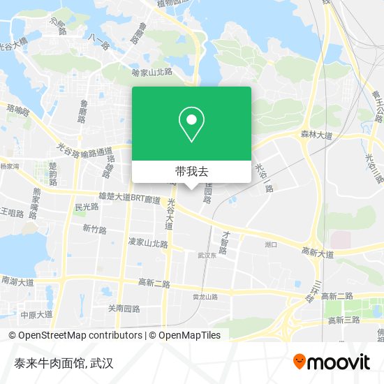 泰来牛肉面馆地图