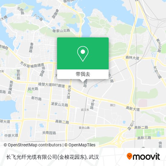 长飞光纤光缆有限公司(金梭花园东)地图
