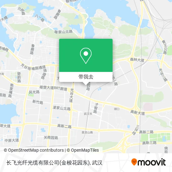 长飞光纤光缆有限公司(金梭花园东)地图
