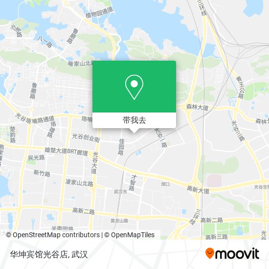 华坤宾馆光谷店地图