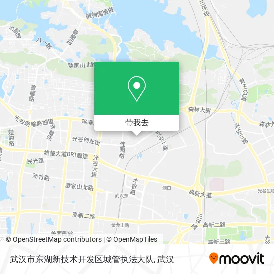 武汉市东湖新技术开发区城管执法大队地图