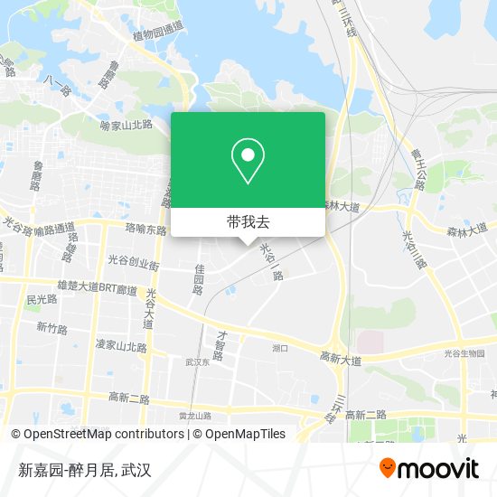 新嘉园-醉月居地图