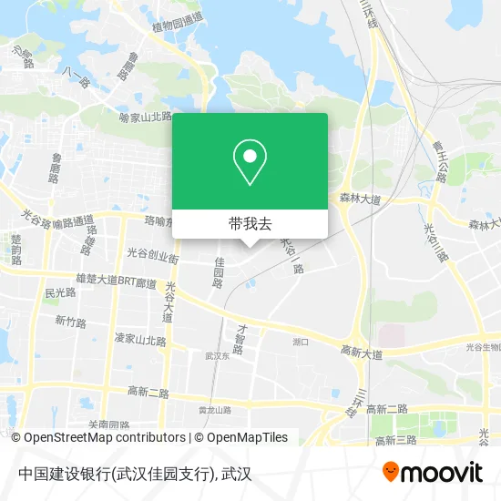中国建设银行(武汉佳园支行)地图
