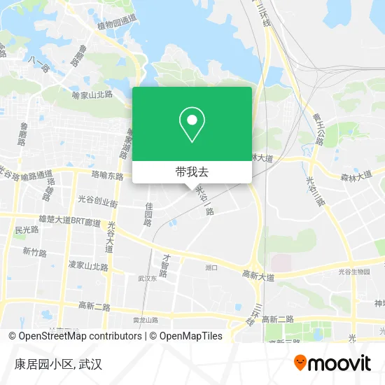 康居园小区地图