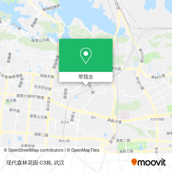 现代森林花园-C3栋地图