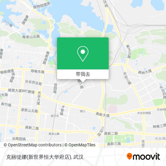 克丽缇娜(新世界恒大华府店)地图