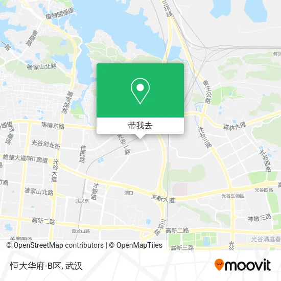 恒大华府-B区地图