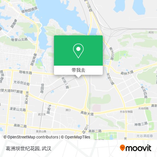 葛洲坝世纪花园地图