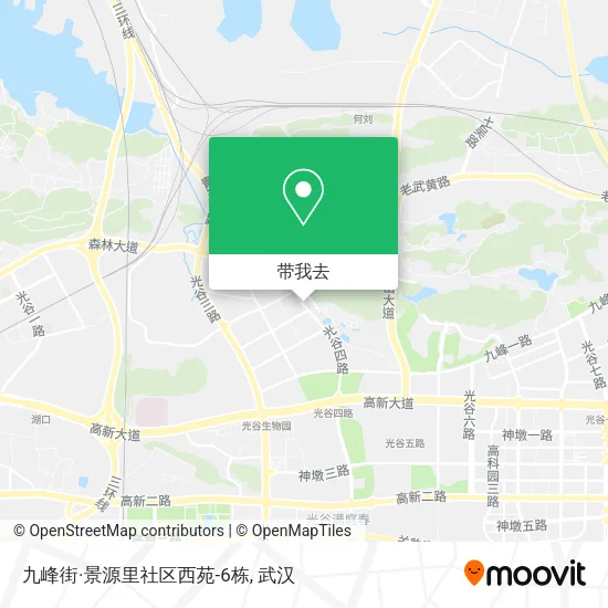 九峰街·景源里社区西苑-6栋地图