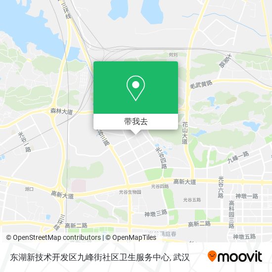 东湖新技术开发区九峰街社区卫生服务中心地图